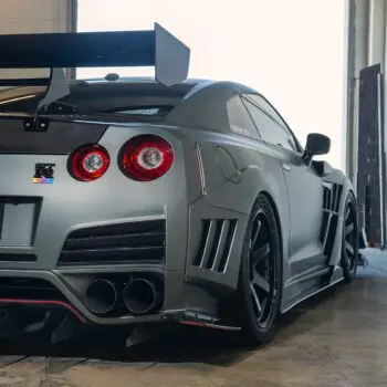 Varis Kamikaze Nissan R35 GT-R - Color-Change Vinyl Wrap - Avery Dennison Matte Anthracite Metallic