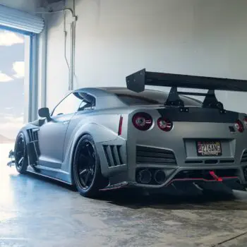 Varis Kamikaze Nissan R35 GT-R - Color-Change Vinyl Wrap - Avery Dennison Matte Anthracite Metallic