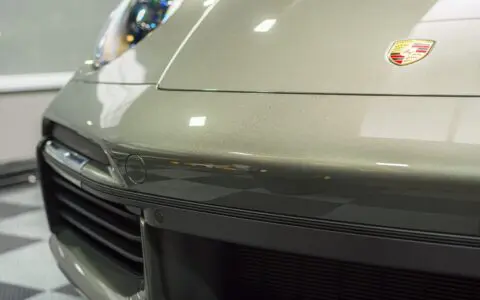 Aventurine Green Metallic Porsche 911 Turbo S Concourse Detail & XPEL PPF