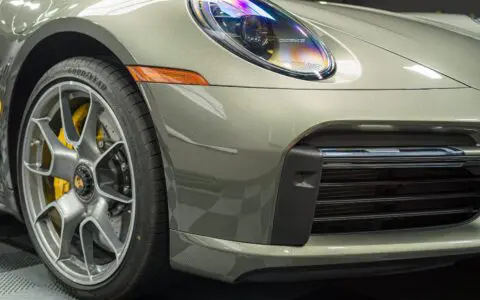 Aventurine Green Metallic Porsche 911 Turbo S Concourse Detail & XPEL PPF