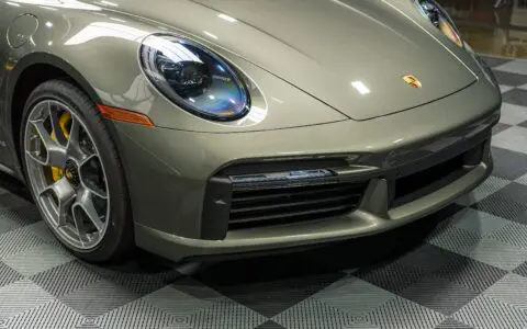 Aventurine Green Metallic Porsche 911 Turbo S Concourse Detail & XPEL PPF