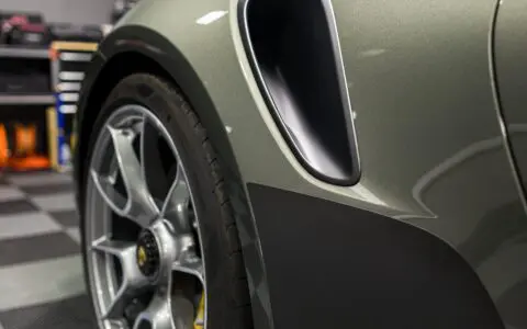 Aventurine Green Metallic Porsche 911 Turbo S Concourse Detail & XPEL PPF