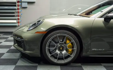 Aventurine Green Metallic Porsche 911 Turbo S Concourse Detail & XPEL PPF