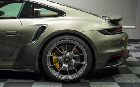 Aventurine Green Metallic Porsche 911 Turbo S Concourse Detail & XPEL PPF