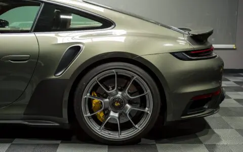 Aventurine Green Metallic Porsche 911 Turbo S Concourse Detail & XPEL PPF