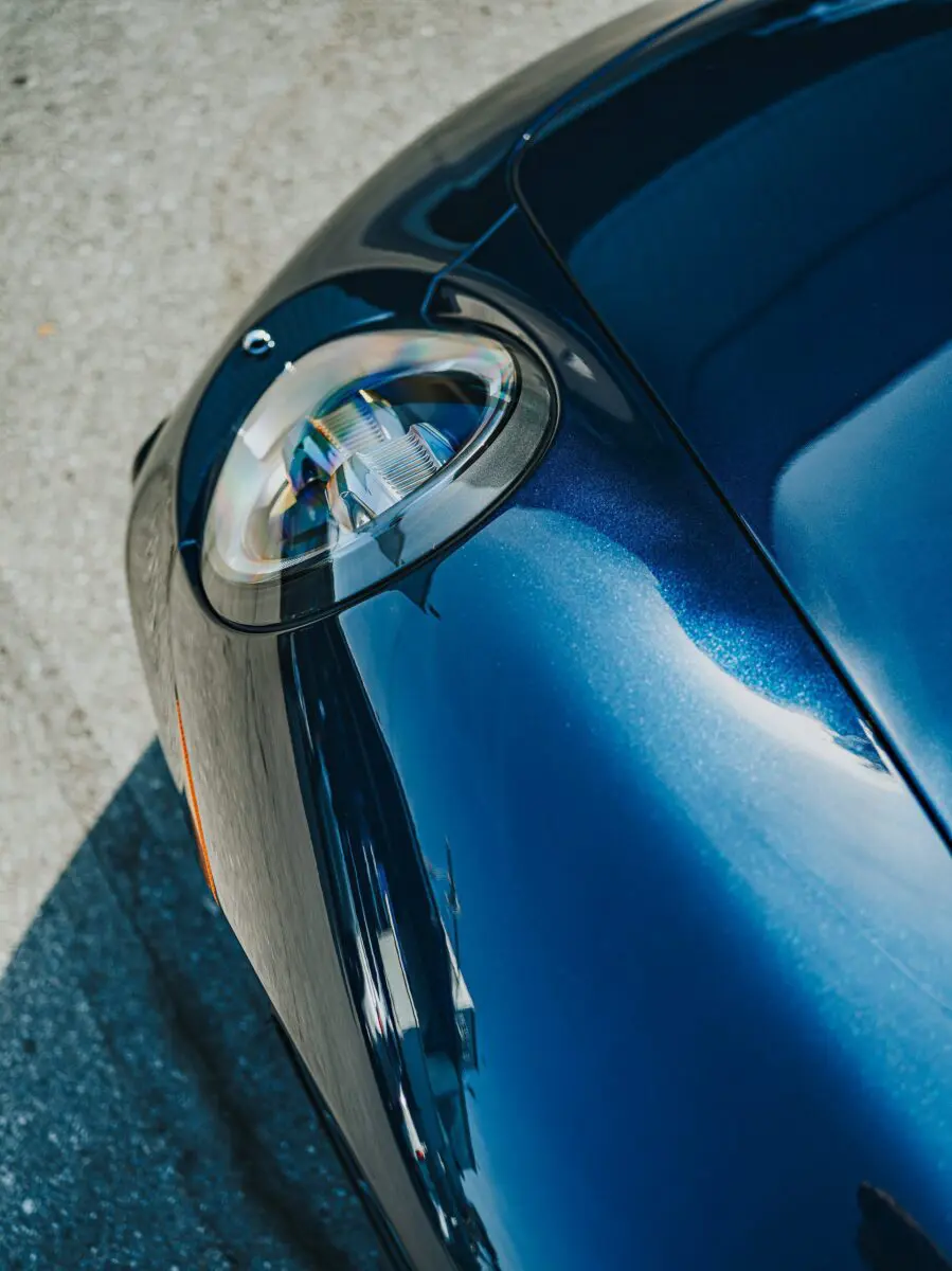 Blue Porsche 911 Full Paint Restoration