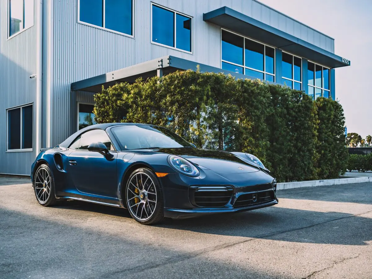 Blue Porsche 911 Full Paint Restoration