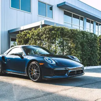 Blue Porsche 911 Full Paint Restoration Image 14