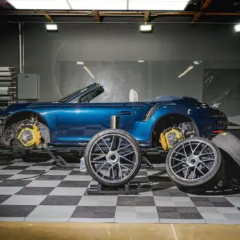 Blue Porsche 911 Full Paint Restoration Image 21