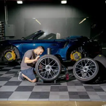 Blue Porsche 911 Full Paint Restoration Image 22