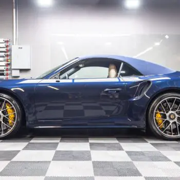 Blue Porsche 911 Full Paint Restoration Image 32