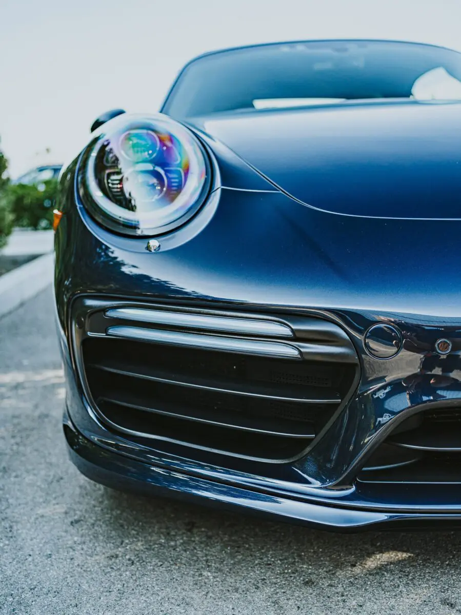 Blue Porsche 911 Full Paint Restoration