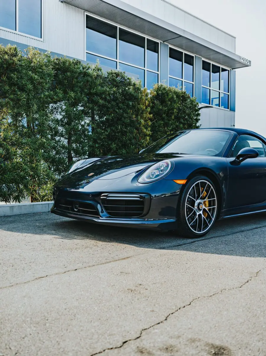 Blue Porsche 911 Full Paint Restoration