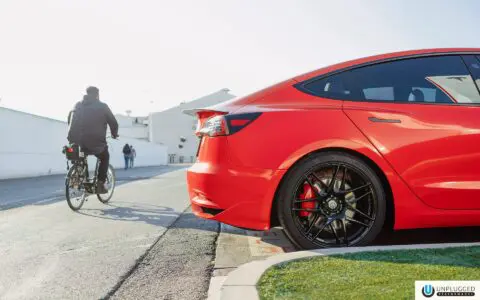2022 Tesla Model 3 - Avery Dennison Gloss Spark Red Vinyl Wrap