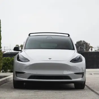 Tesla Model Y Gloss Chalk White Wrap Project