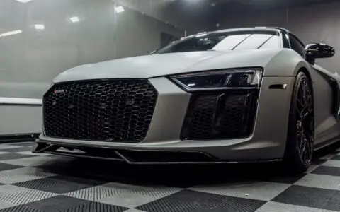 Matte Anthracite Audi R8 Color Change Wrap Image 15