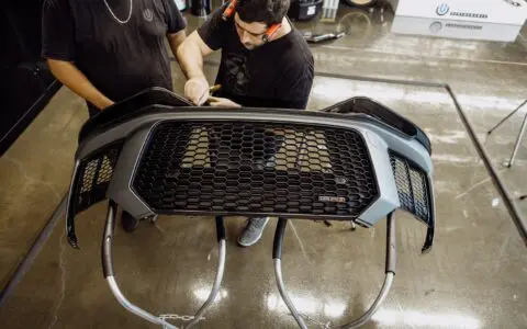Matte Anthracite Audi R8 Color Change Wrap Image 6