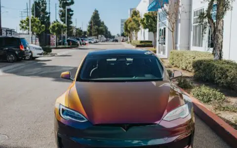 2022+ Tesla Model S Plaid Wrapped In Avery Dennison Gloss Lightning Ridge