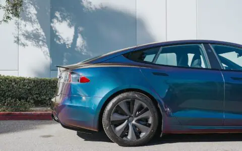 2022+ Tesla Model S Plaid Wrapped In Avery Dennison Gloss Lightning Ridge
