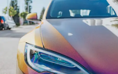 2022+ Tesla Model S Plaid Wrapped In Avery Dennison Gloss Lightning Ridge