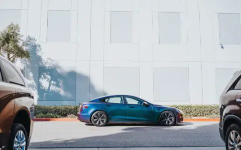 2022+ Tesla Model S Plaid Wrapped In Avery Dennison Gloss Lightning Ridge