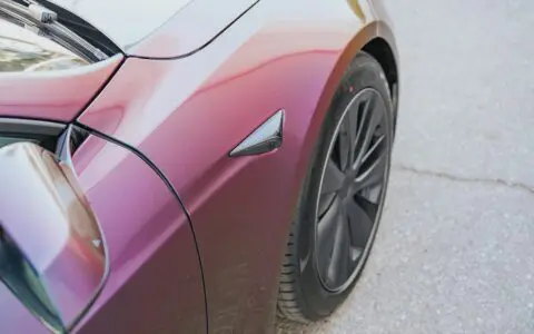 2022+ Tesla Model S Plaid Wrapped In Avery Dennison Gloss Lightning Ridge