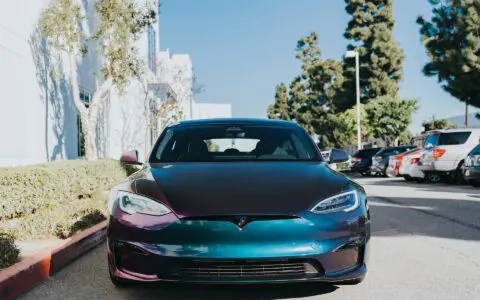 2022+ Tesla Model S Plaid Wrapped In Avery Dennison Gloss Lightning Ridge