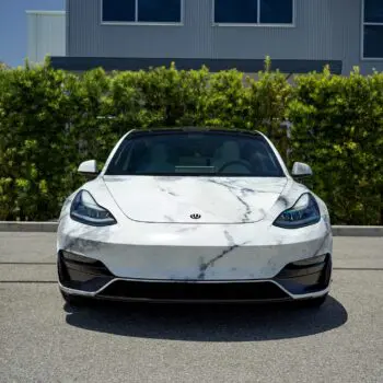 Marble Tesla Model 3 - Unplugged Performance Ascension Aero Kit & UP-04 Wheels