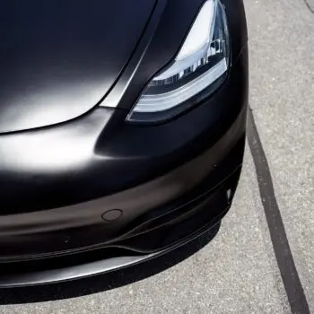 DYNOblack-matte Wrapped Tesla Model Y