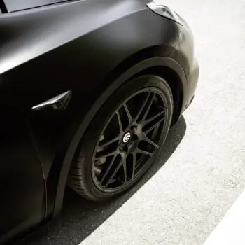 DYNOblack-matte Wrapped Tesla Model Y