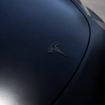 DYNOblack-matte Wrapped Tesla Model Y