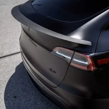 DYNOblack-matte Wrapped Tesla Model Y