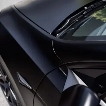 DYNOblack-matte Wrapped Tesla Model Y