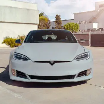 Battleship Gray Tesla Model S-Apex - Color Change Vinly Wrap & Full Detailing