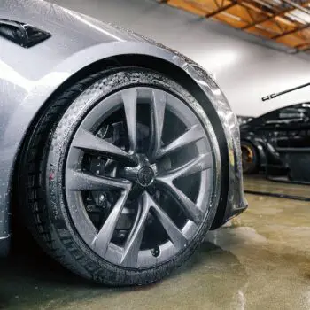Midnight Silver Metallic Tesla Model S Plaid Multi Stage Paint Correction PPFPaint Protection Film Image 1
