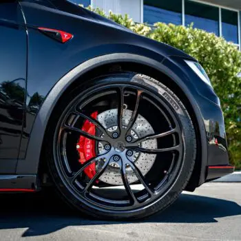 Obsidian Black Tesla Model X - XPEL Ultimate Plus PPF (Paint Protection Film)