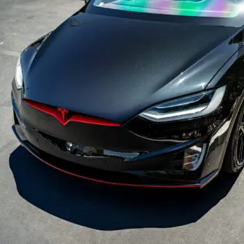 Obsidian Black Tesla Model X - XPEL Ultimate Plus PPF (Paint Protection Film)