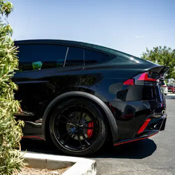 Obsidian Black Tesla Model X - XPEL Ultimate Plus PPF (Paint Protection Film)