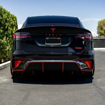 Obsidian Black Tesla Model X - XPEL Ultimate Plus PPF (Paint Protection Film)