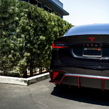 Obsidian Black Tesla Model X - XPEL Ultimate Plus PPF (Paint Protection Film)