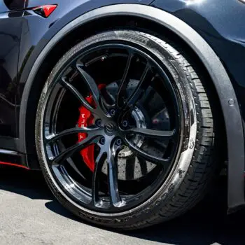 Obsidian Black Tesla Model X - XPEL Ultimate Plus PPF (Paint Protection Film)