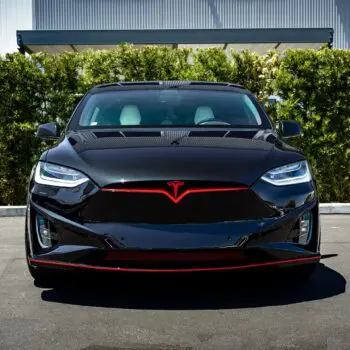 Obsidian Black Tesla Model X - XPEL Ultimate Plus PPF (Paint Protection Film)