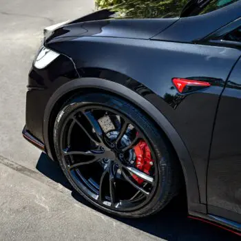 Obsidian Black Tesla Model X - XPEL Ultimate Plus PPF (Paint Protection Film)