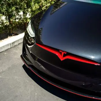 Obsidian Black Tesla Model X - XPEL Ultimate Plus PPF (Paint Protection Film)