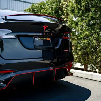 Obsidian Black Tesla Model X - XPEL Ultimate Plus PPF (Paint Protection Film)