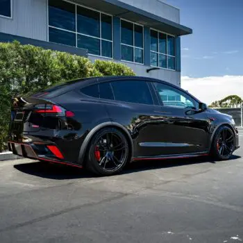 Obsidian Black Tesla Model X - XPEL Ultimate Plus PPF (Paint Protection Film)