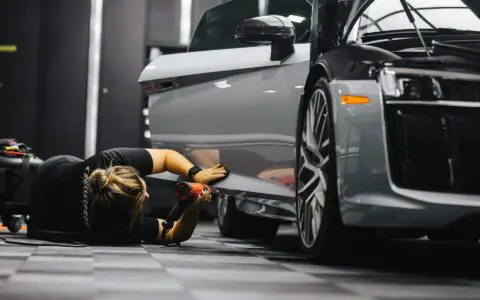 Audi R8 - Collision Recovery, Paint and XPEL Ultimate Plus Paint Protection Film (PPF)