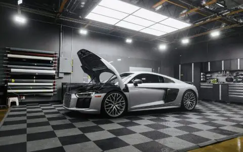 Audi R8 - Collision Recovery, Paint and XPEL Ultimate Plus Paint Protection Film (PPF)