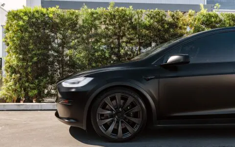 Blacked Out 2023 Tesla Model X Plaid - PPF (Paint Protection Film), Ceramic Coating