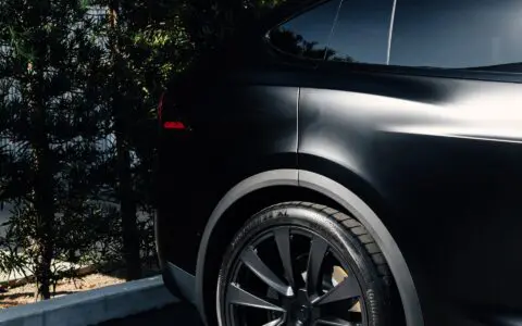 Blacked Out 2023 Tesla Model X Plaid - PPF (Paint Protection Film), Ceramic Coating